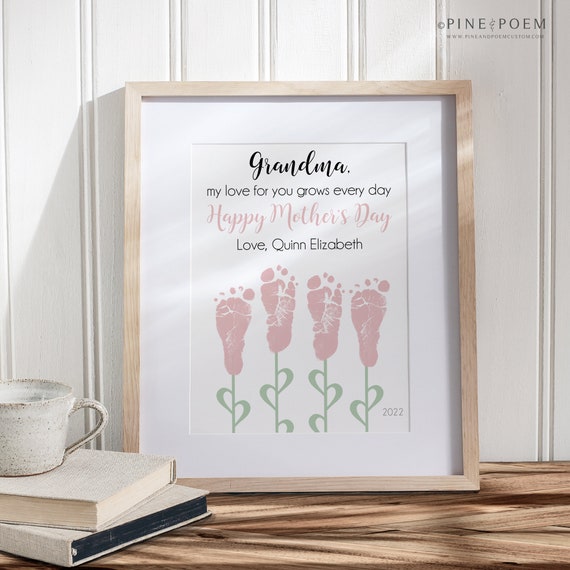 Personalized Mother's Day Gift for Grandma From Baby, I Love You