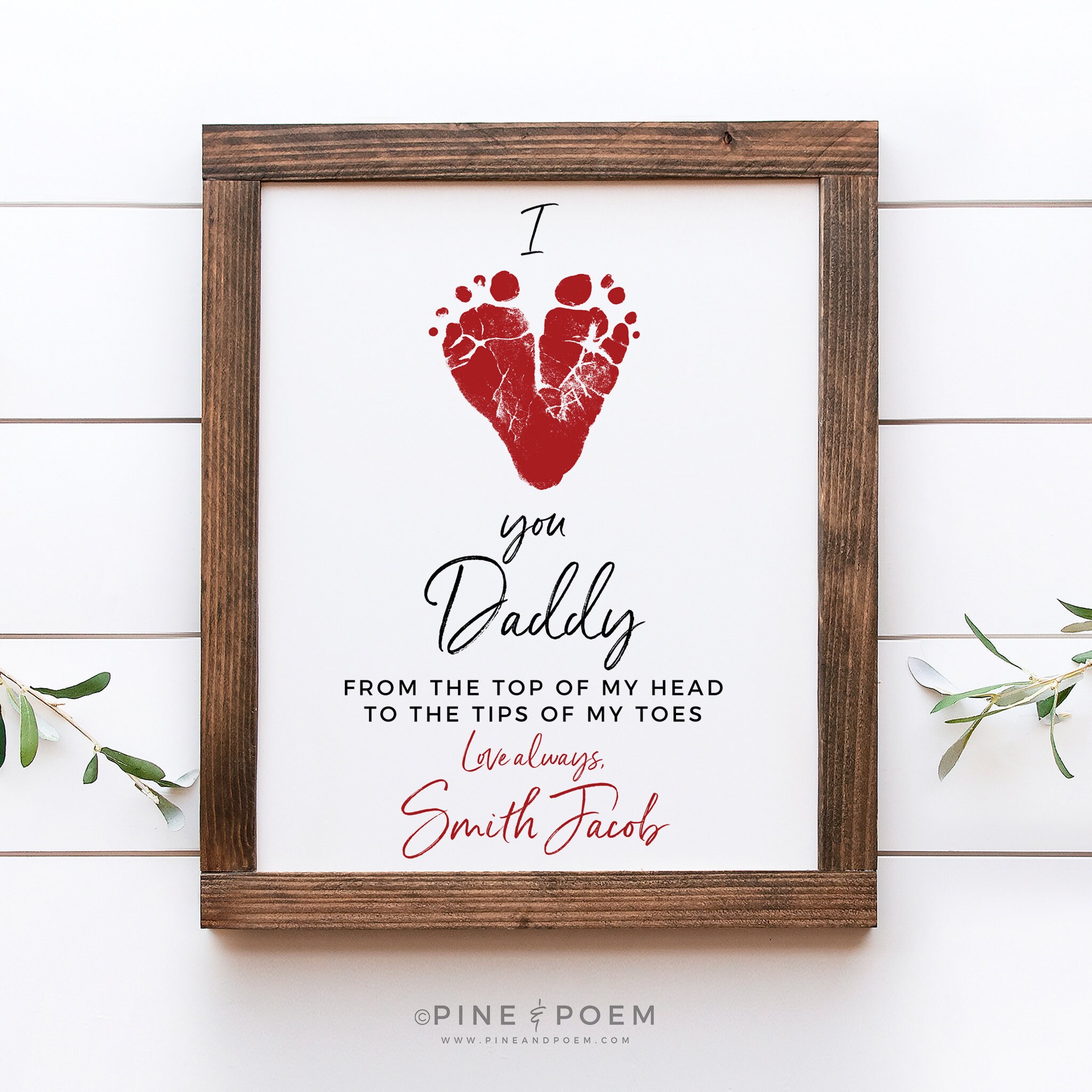 Valentine's Day Gift for New Dad I Love You Daddy Baby | Etsy