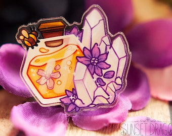 Pollen Potion Acrylic Pin