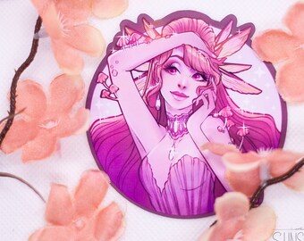 Mushroom Gals Die Cut Large Stickers
