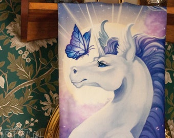 Unicorn Lily of the Valley Scarf / Wallhanging