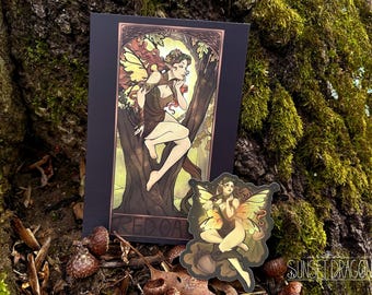Patreon Leftovers - Red Oak Faerie