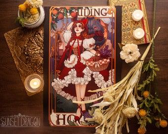 Rose Gold Foil 11x17" Print - Red Riding Hood