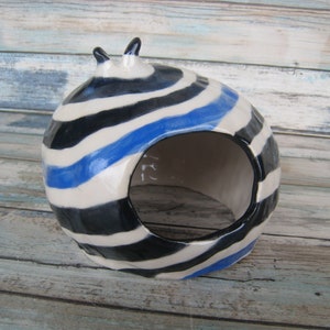 Hamster House Ceramic Berry - Small Reptile Hide - Tank Decor - Aquarium Decoration - Toad Abode - Small Garden Sculpture - Gecko Hide