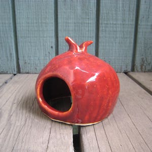 Keramik Hamster Haus - MADE TO ORDER - Reptilienhaut - Axolotl Höhle - Aquarium Dekoration - Aquarium Dekor - Kleines Haustier Beerenhaus