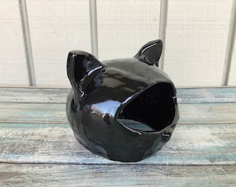 Ceramic Hamster House Small - Cat Aquarium Cave MADE TO ORDER - Fish Tank Decorations - Toad House - Cat Sculpture - Small Reptile Hide