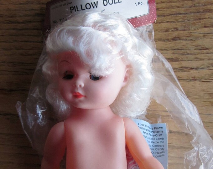 Vintage Fibre Craft 8 In. Pillow Doll Body and Arms 1988 Etsy