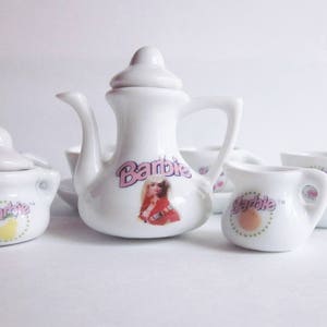 barbie china tea set 1989