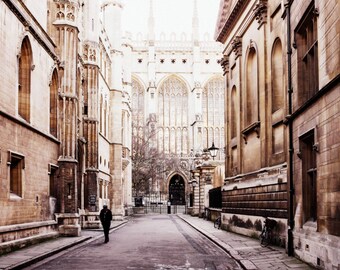 Cambridge Print - King's College English Architecture Fine Art Photograph - Cambridge University Photography - Student Gift