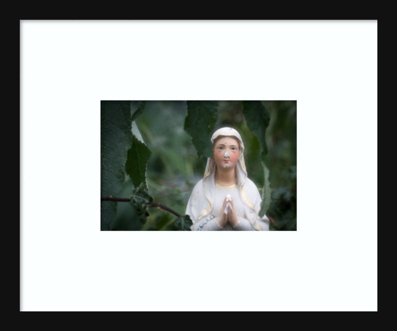 Virgin Mary Photography Our Lady Of Lourdes Fine Art  Etsy-3153