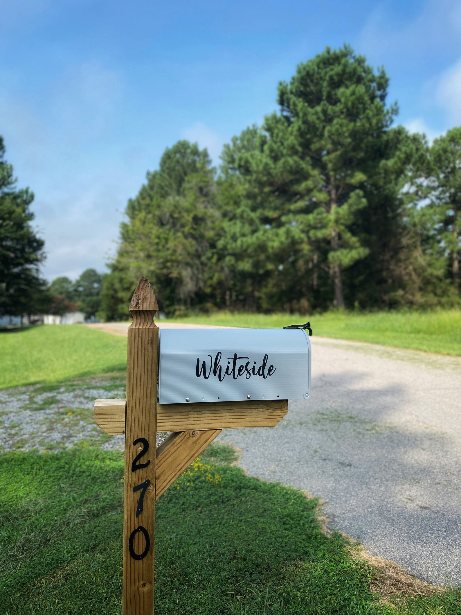 Custom Mailbox Decal Name Mailbox Name Mailbox Sticker Etsy