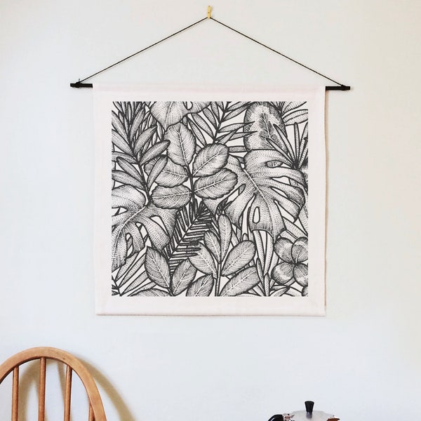 Botanical Textile Wall Hanging