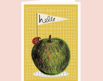 Hello Ladybird Card / Versatile Greetings Card