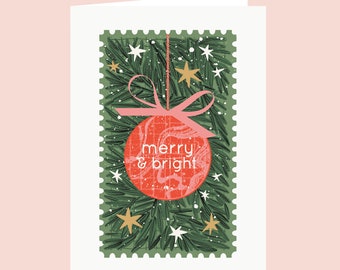 Merry & Bright Contemporary Christmas Cards