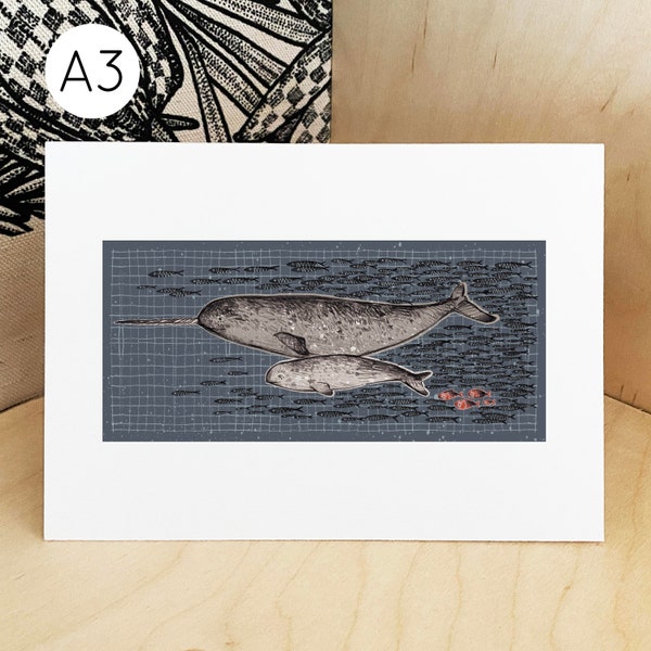 Narwhal Print - Etsy