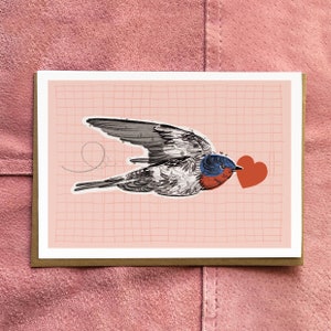 Love Bird Valentine's Card / Birthday Card image 3