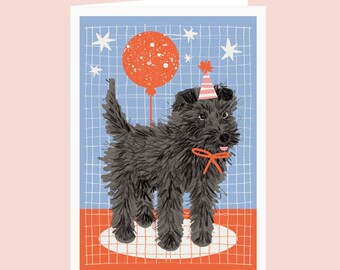 Terrier Dog Birthday Card