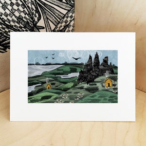 Isle of Skye Old Man of Storr - Scottish Landscape Print - A3