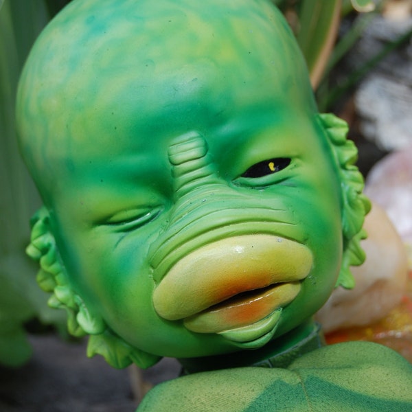 OOAK Baby Creature From the Black Lagoon Art doll