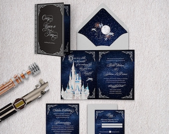 Galaxy Wedding Invitation. The Perfect Invitation For a Fairytale Wedding.