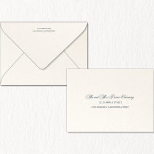 Complemento de impresión de direcciones en sobres para invitados en pedidos de invitaciones