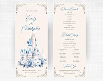 Programa de la boda de Cenicienta: Orden de los eventos en el castillo de cuento de hadas