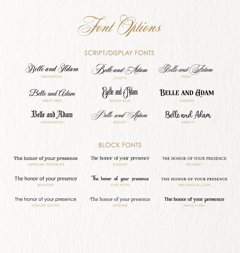 a collection of script/display fonts and block fonts, which are used for script and block typeface design. The fonts are displayed in various sizes and styles, showcasing their unique characteristics and applications.