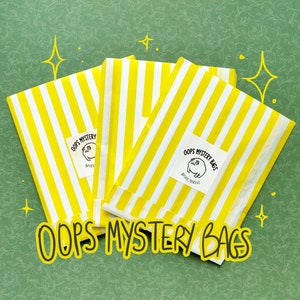 Oops mystery bag, Discounted Mystery Bag, Myster bag, Kawaii Stickers, Die Cut Stickers, Journal, Grab Bag, Cute Stickers,