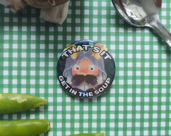 Dungeon meshi, delicious in dungeon, senshi badge 38mm