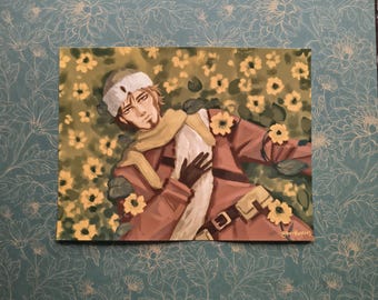 Golden Kamuy Vasily Pavlichenko 6x7.5inch print