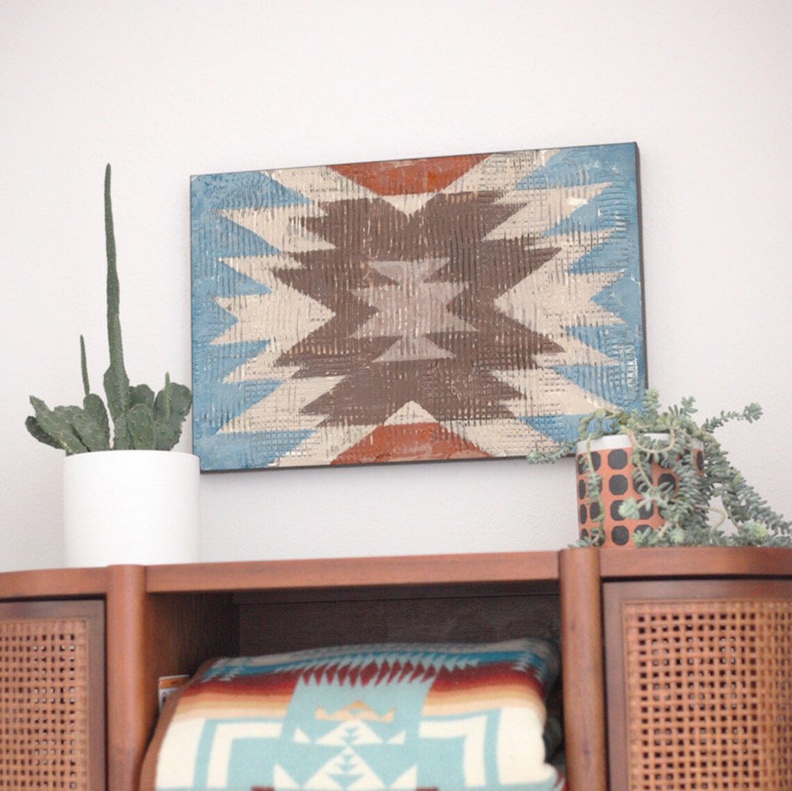 Southwest Native Weave Wall Art Decor riverbank - Etsy