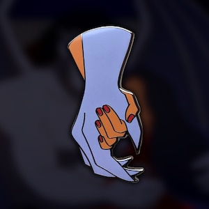 Holding Hands with Monsters Pin - Gargoyles