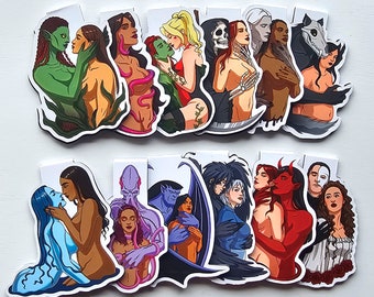 3&quot; Monster Romance Bookmarks - Magnetic