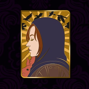 Leliana Tarot Card Pin