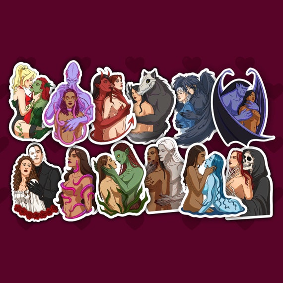 4.1" Monster Romance Stickers