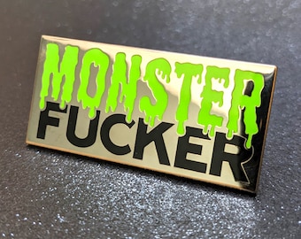 Pin de monstruo cabrón