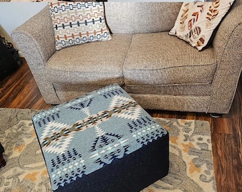 Rancho Arroyo Shale Square Ottoman