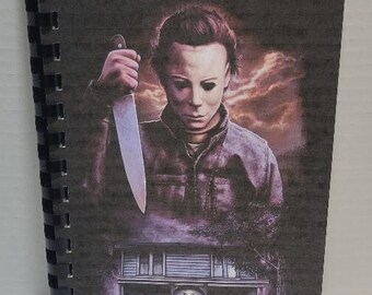 Diario, cuaderno, diario, libro de garabatos inspirado en Halloween.