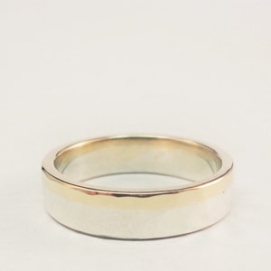 Silver and Gold Female Wedding Band
