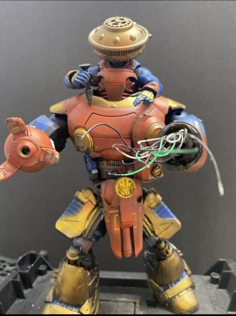 Power Rangers Alpha Mech Custom - Etsy