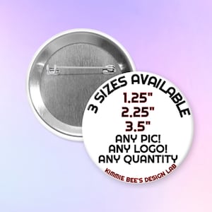 Custom Pin Button FREE SHIPPING