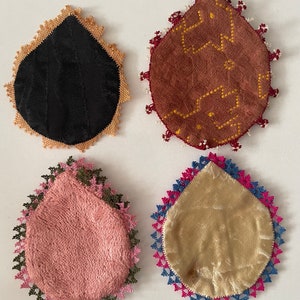 Antique Ottoman Turkish Hand Loomed Pocket Watches Pouches