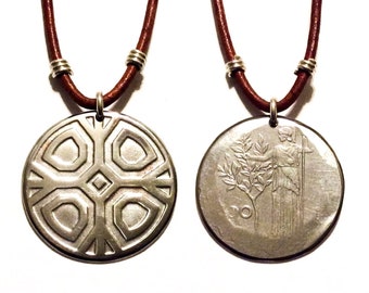 Etched Coin Jewelry: by ManMadeDesign on Etsy