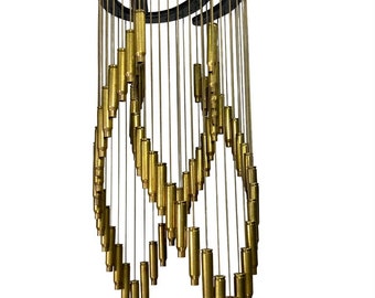 Hurricane Chime - Horseshoe Bullet Shell Wind Chime