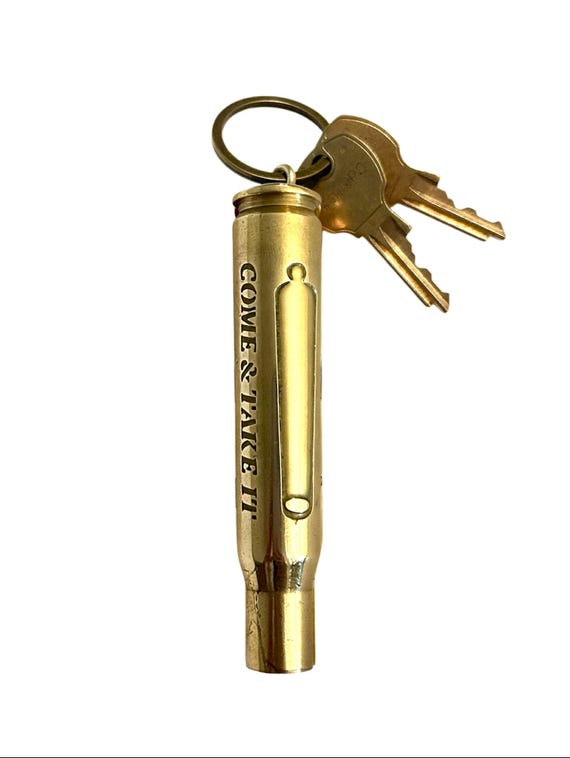 Come and Take It Key Chain, Come and Take It Key Ring, Come and