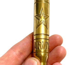 50 cal Army Ornament, Army Gift, US Army Present, Military Ornament, Veteran Ornament