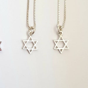 Star of David Necklace - Sterling silver Magen David Necklace