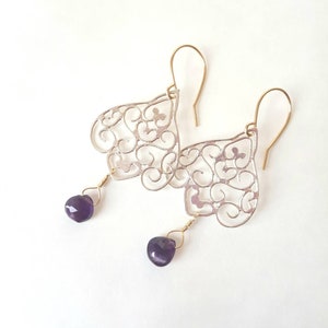 Bohemian Earrings - Unique Silver Earrings - Boho Jewelry