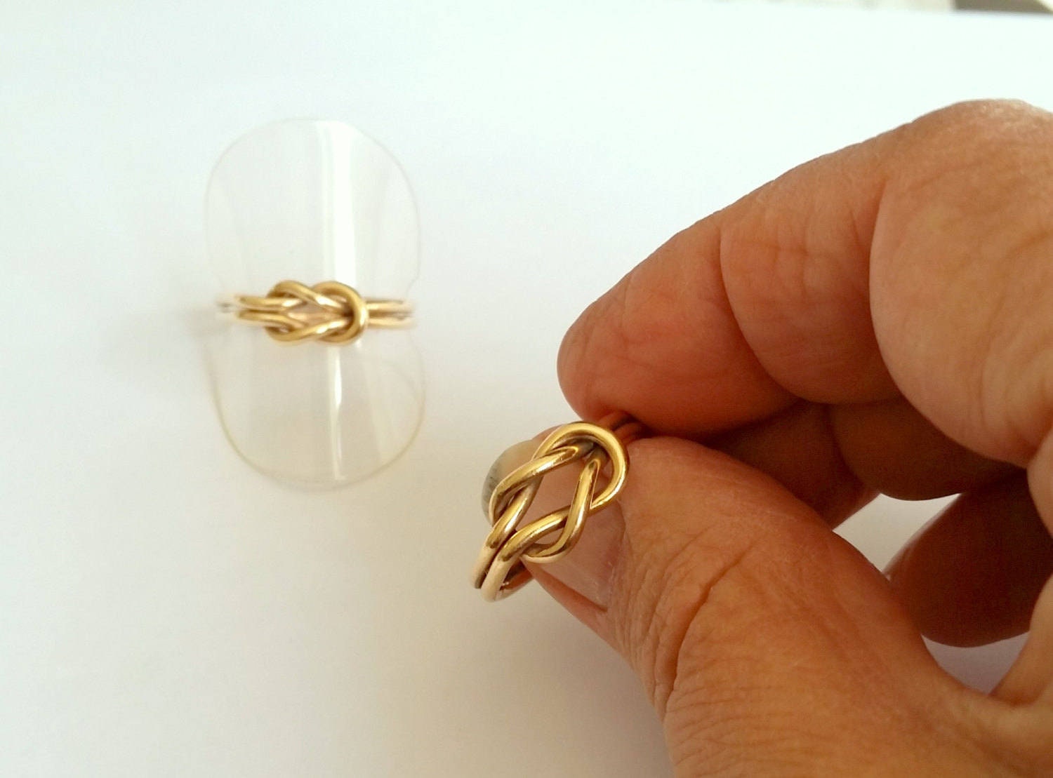 Love Knot Ring LOVERS KNOT RING 14k Gold Filled & Sterling Etsy