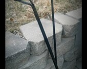Heavy Duty Fire Tong Set, Blacksmith made, 47 quot long, Ornate